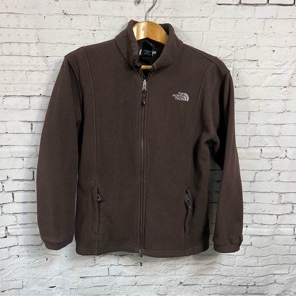The North Face Other - The North Face Full Zip Jacket Brown Size XL Girls Kids